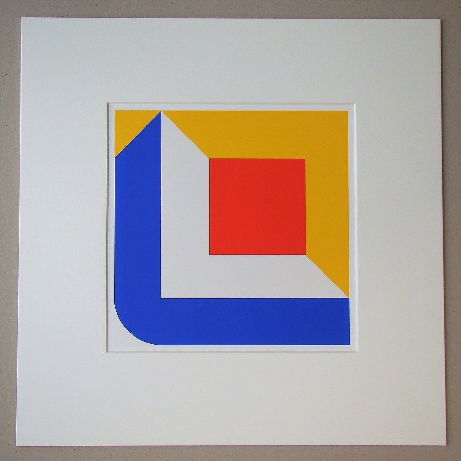Siebdruck Pfahler - Komposition 1968