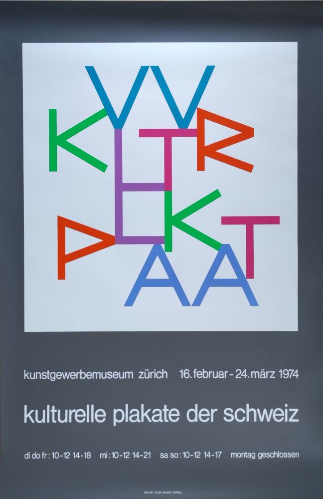 Siebdruck Bill - 