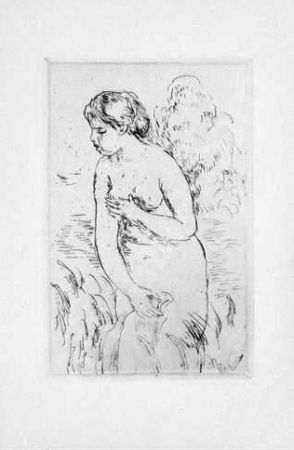 Aquatinta Renoir - La Baigneuse, 1910