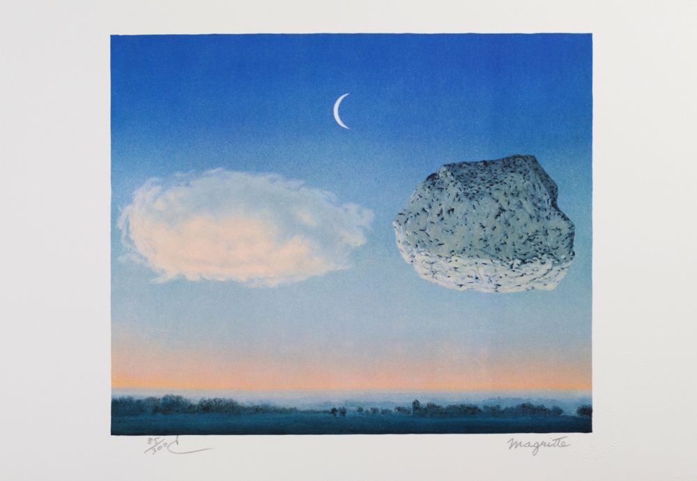 Lithographie Magritte - La Bataille de Argonne
