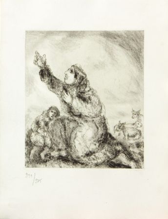 Stich Chagall - LA BIBLE ( ANNE INVOQUE L'ETERNEL )