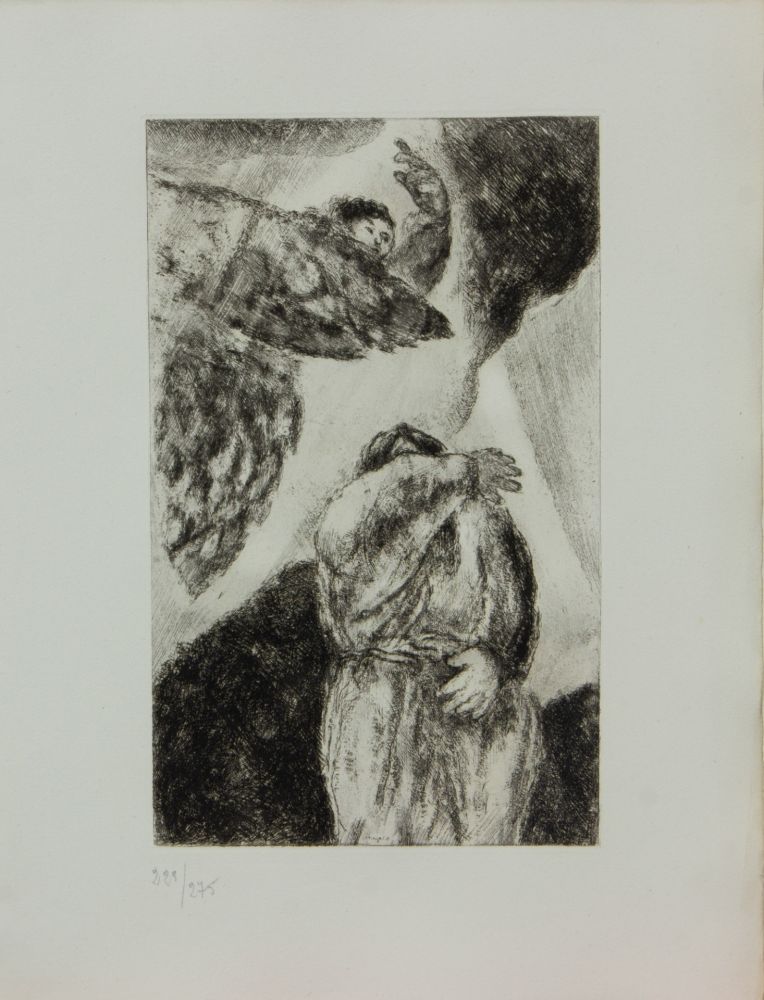 Stich Chagall - LA BIBLE ( LA VISION D'ELIE )