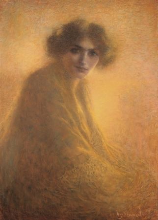 Keine Technische Levy Dhumer - La Bienveilleante / The Kind Lady - Dessin Original / Original Drawing - PASTEL - 1917
