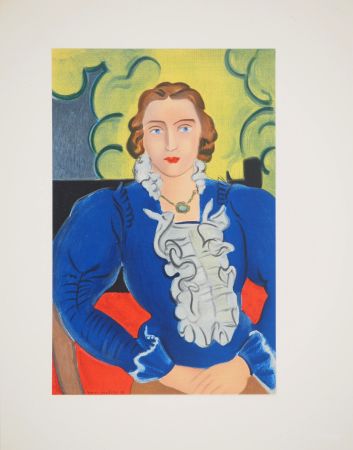 Lithographie Matisse - La blouse bleue