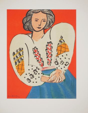 Lithographie Matisse - La blouse roumaine
