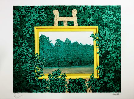 Lithographie Magritte - La Cascade