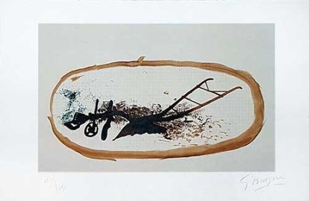 Lithographie Braque - La charrue