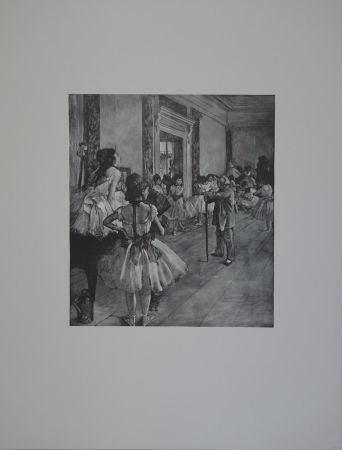 Holzschnitt Degas - La classe de Danse