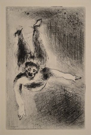 Stich Chagall - La Colère II / Der Zorn II