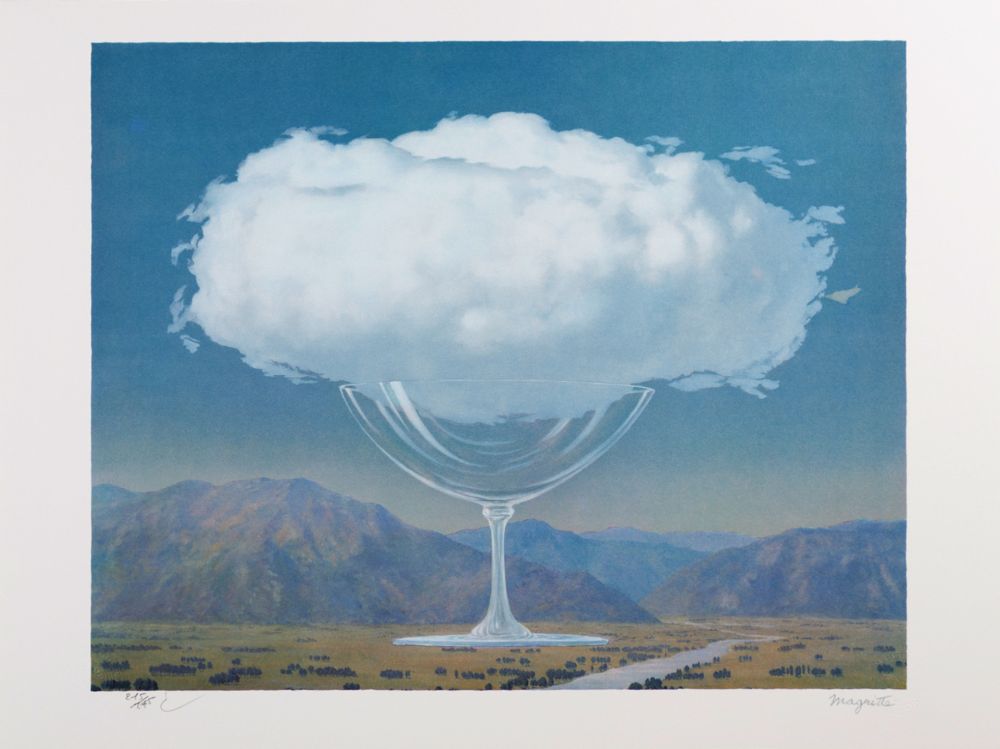 Lithographie Magritte - La Corde Sensible (Heartstring)