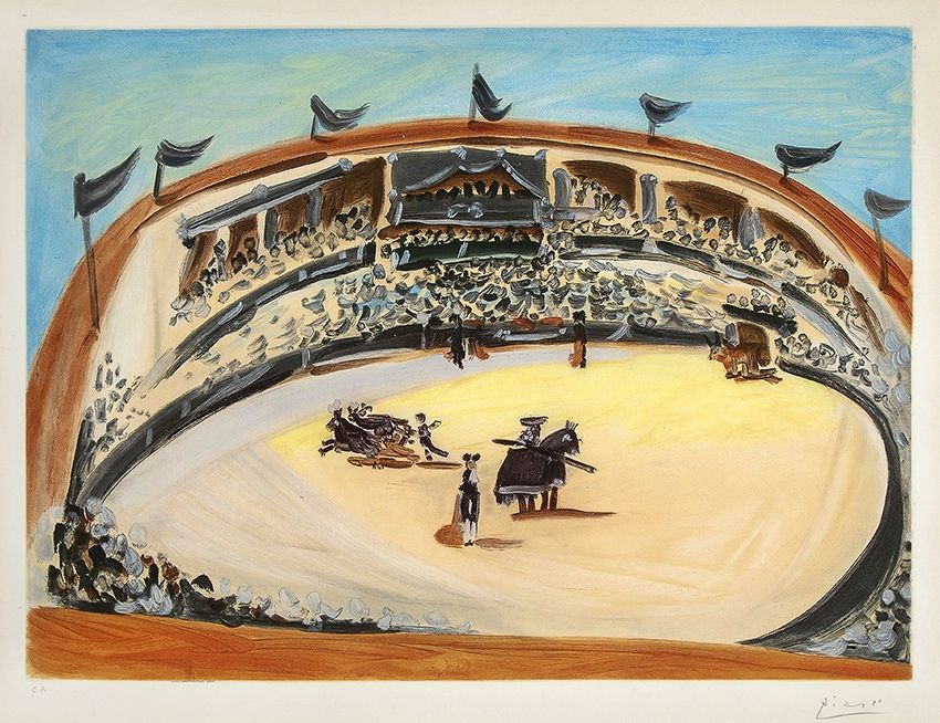 Aquatinta Picasso - La Corrida (The Bullfight)