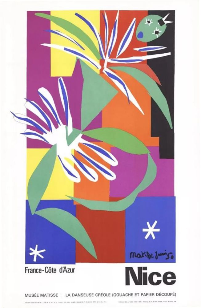 Lithographie Matisse - ' La danseuse Créole '