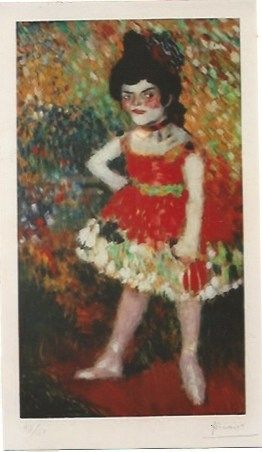 Lithographie Picasso - La Danseuse Naine (La anana)