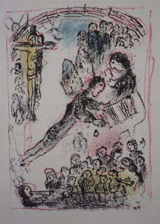 Lithographie Chagall - La Feerie et le Royaume, planche 7