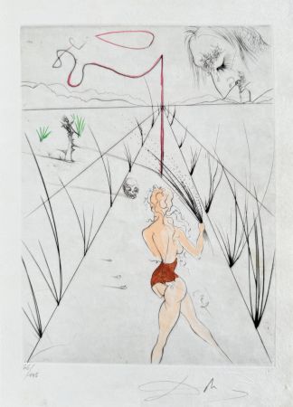 Stich Dali - La Femme au fouet