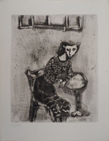 Stich Chagall - La femme chat (La chatte métamorphosée en femme)