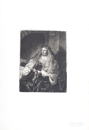 Heliogravüre Rembrandt - La Femme de Rembrandt