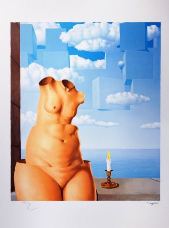Lithographie Magritte - La Folie des Grandeurs II (Megalomania)