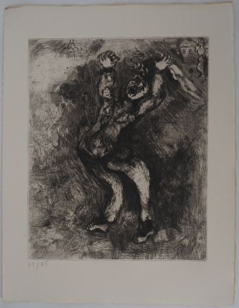 Stich Chagall - La folie (Le fou qui vend la sagesse)