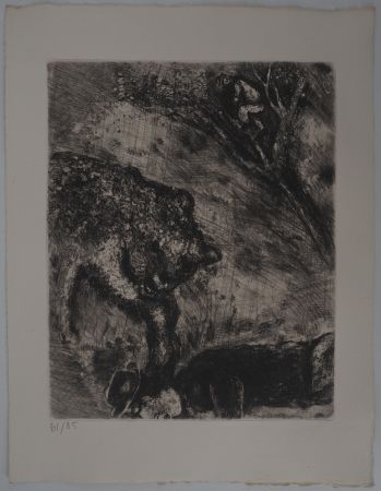 Stich Chagall - La fuite (L'ours et les deux compagnons)