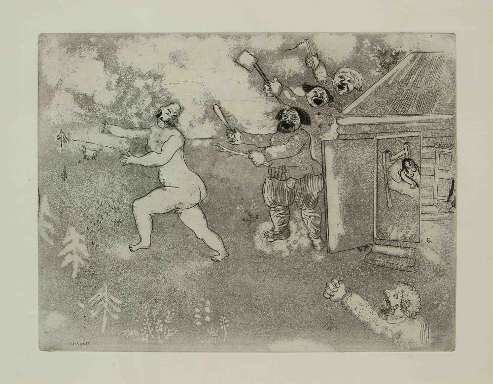 Stich Chagall - LA FUITE TOUT NU