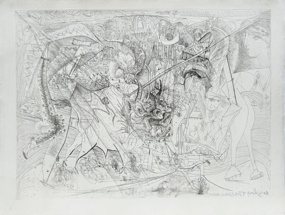 Radierung Picasso - La Grande Corrida