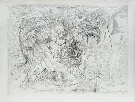 Radierung Picasso - La Grande Corrida