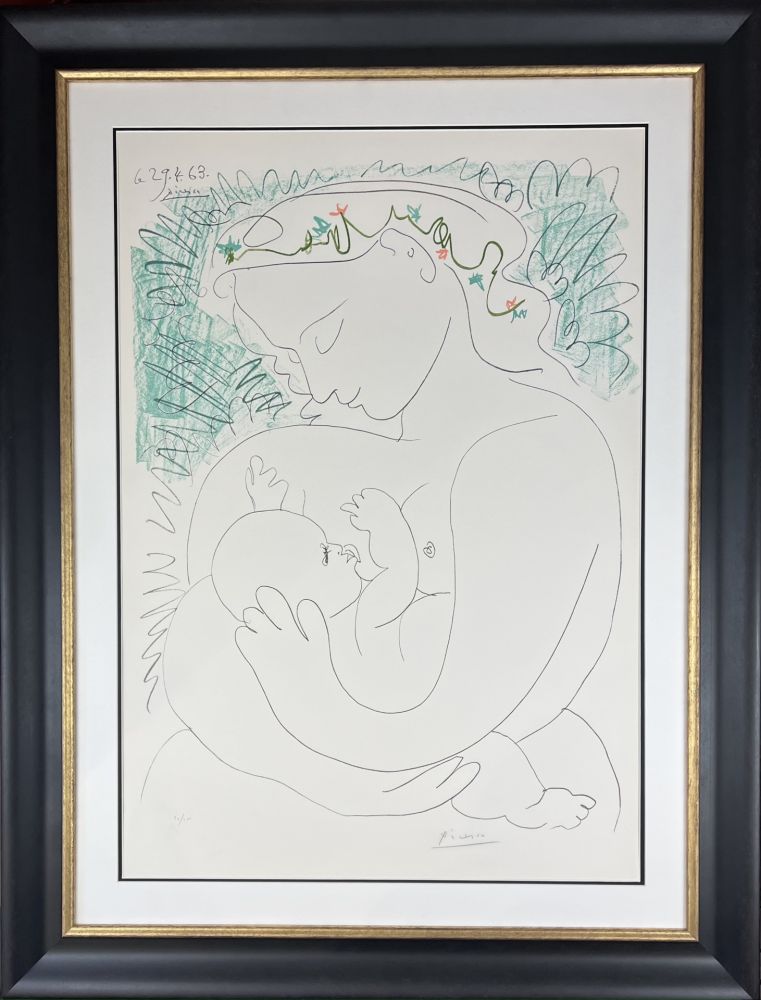 Lithographie Picasso - La Grande Maternité