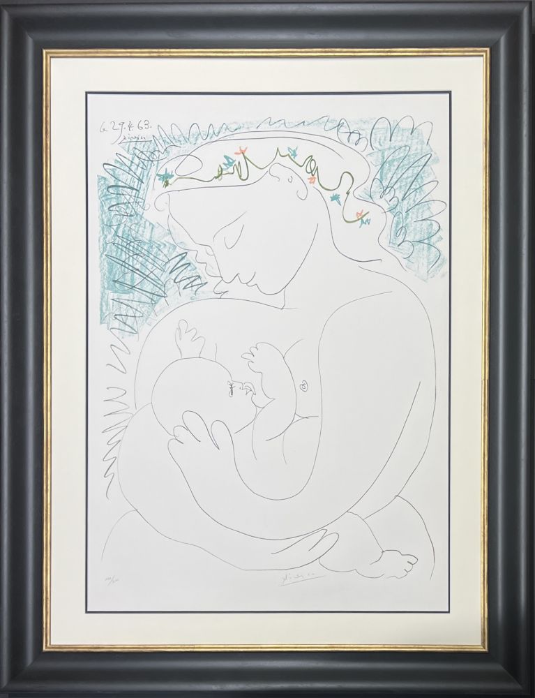 Lithographie Picasso - La Grande Maternité, 1963