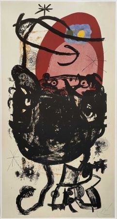 Plakat Miró (After) - La Guerrière De Cent Ans
