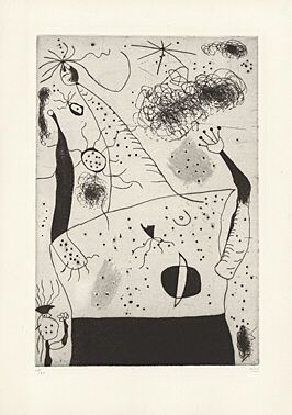 Kaltnadelradierung Miró - 