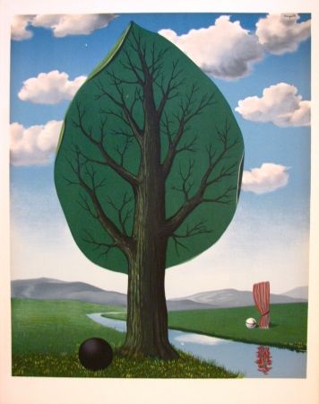 Lithographie Magritte - La géante II