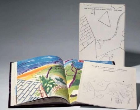 Illustriertes Buch Hockney -  La Isla de Martha Vineyard y otros lugares