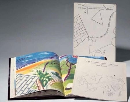 Illustriertes Buch Hockney - La Isla de Martha Vineyard y otros lugares