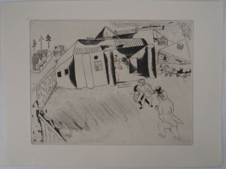 Stich Chagall - La maison de Sobakévitch