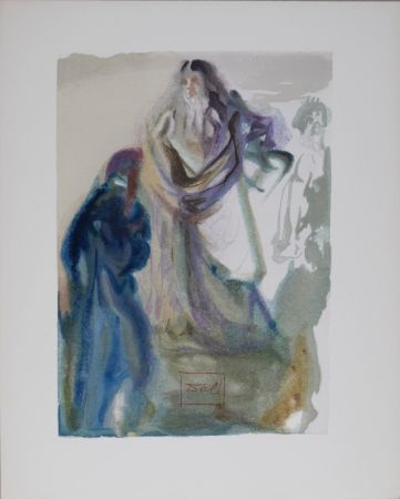 Lithographie Dali - La Marche vers Dieu