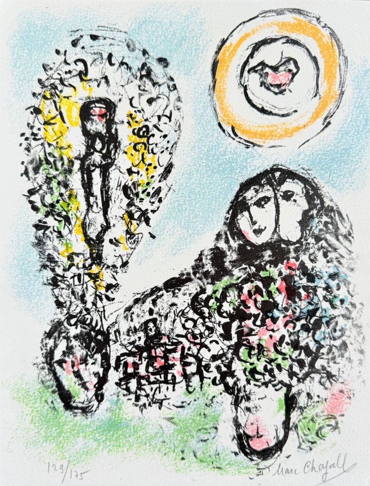 Lithographie Chagall - La Mise en Mot