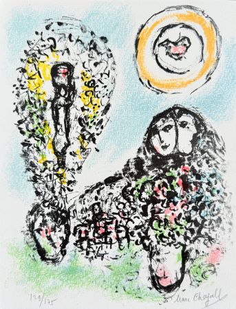 Lithographie Chagall - La Mise en Mot