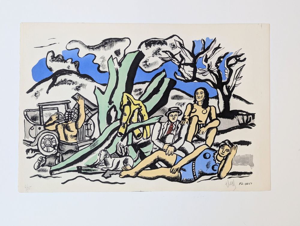 Lithographie Leger - La Partie de Campagne 