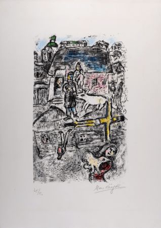 Lithographie Chagall - La Passion, 1975 - Hand-signed!