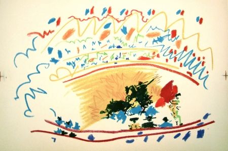 Lithographie Picasso - La petite corrida