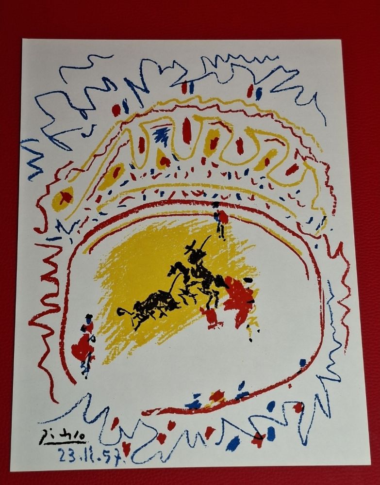 Lithographie Picasso - La Petite Corrida 1957
