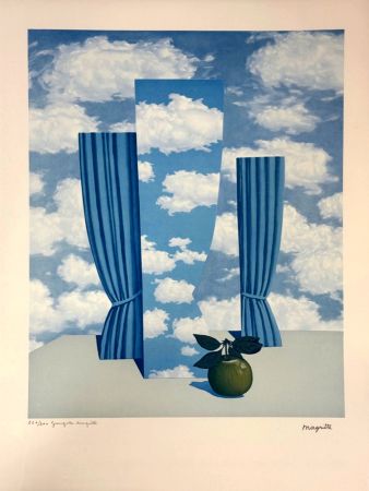 Lithographie Magritte - La Philosophie et la Peinture : Le Beau Monde, C. 1979