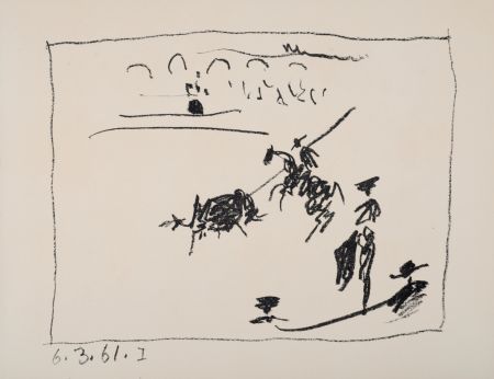 Lithographie Picasso - La pique, 1961