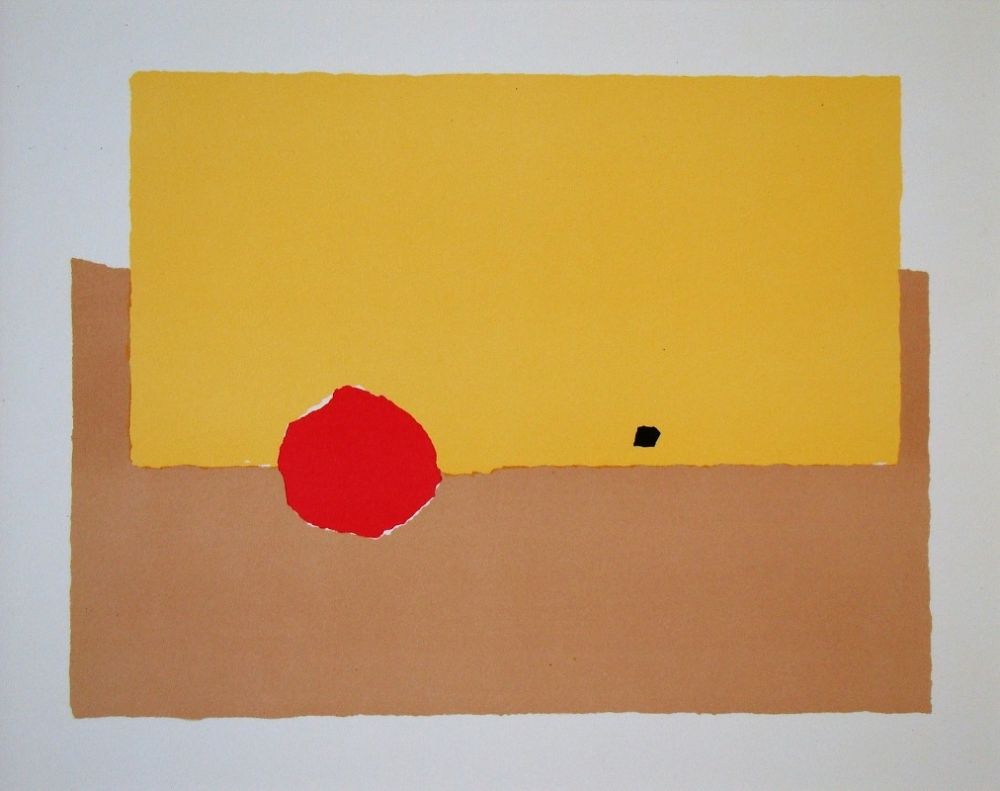 Lithographie De Stael - La pomme - 1952