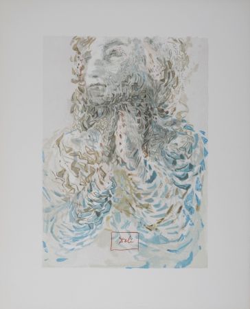 Lithographie Dali - La Prescience divine
