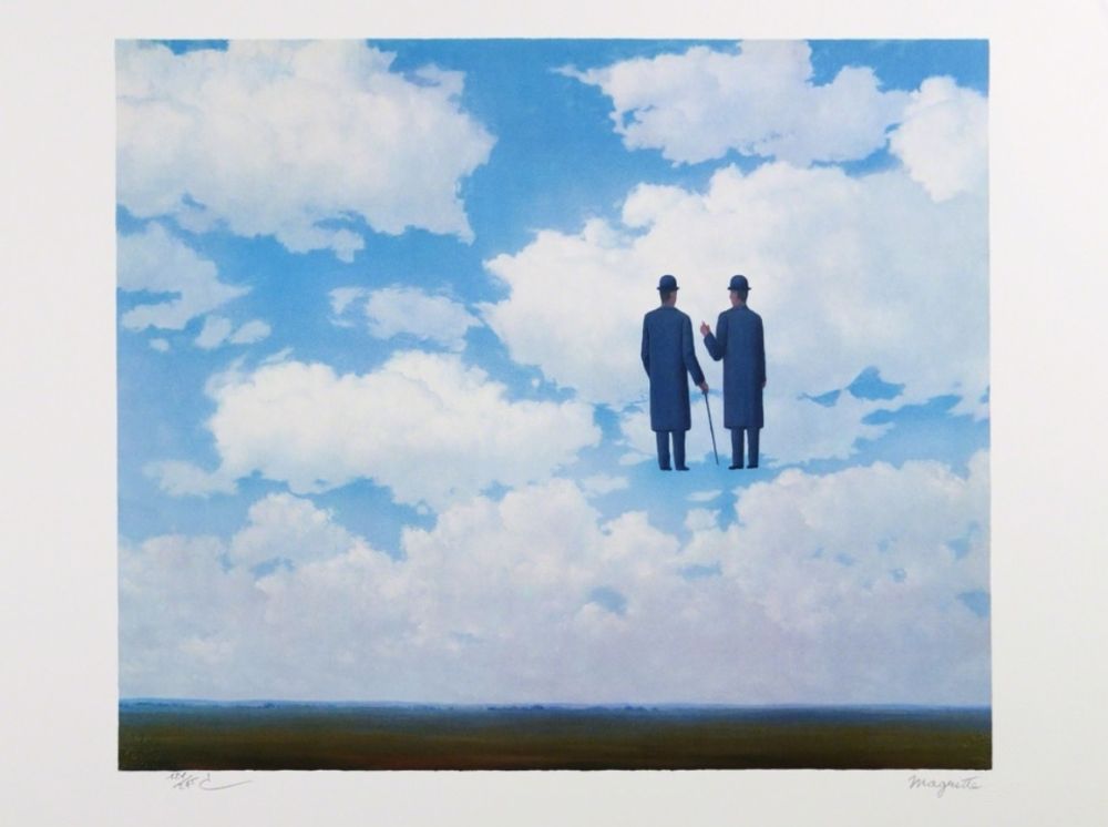 Lithographie Magritte - La Reconnaissance Infinie