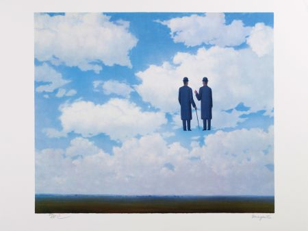 Lithographie Magritte - La Reconnaissance Infinie (The Infinite Recognition)
