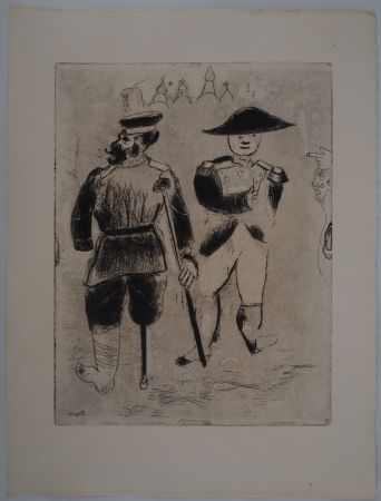 Stich Chagall - La rencontre avec Napoléon (Kopéikine et Napoléon)