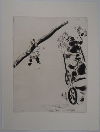 Stich Chagall - La rencontre d'un paysan